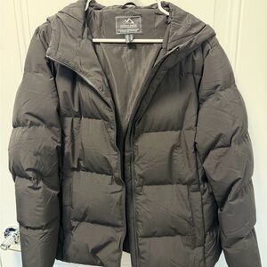 Outdoor Jacket Hooded Puffer Coat | Black | Women’s Large